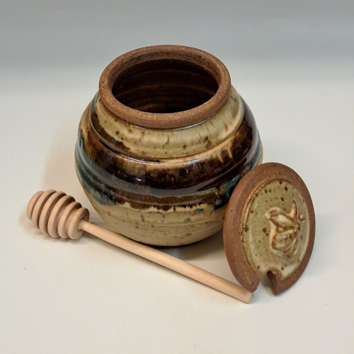 Click to view detail for #240725 Honey Pot with Dipper $18